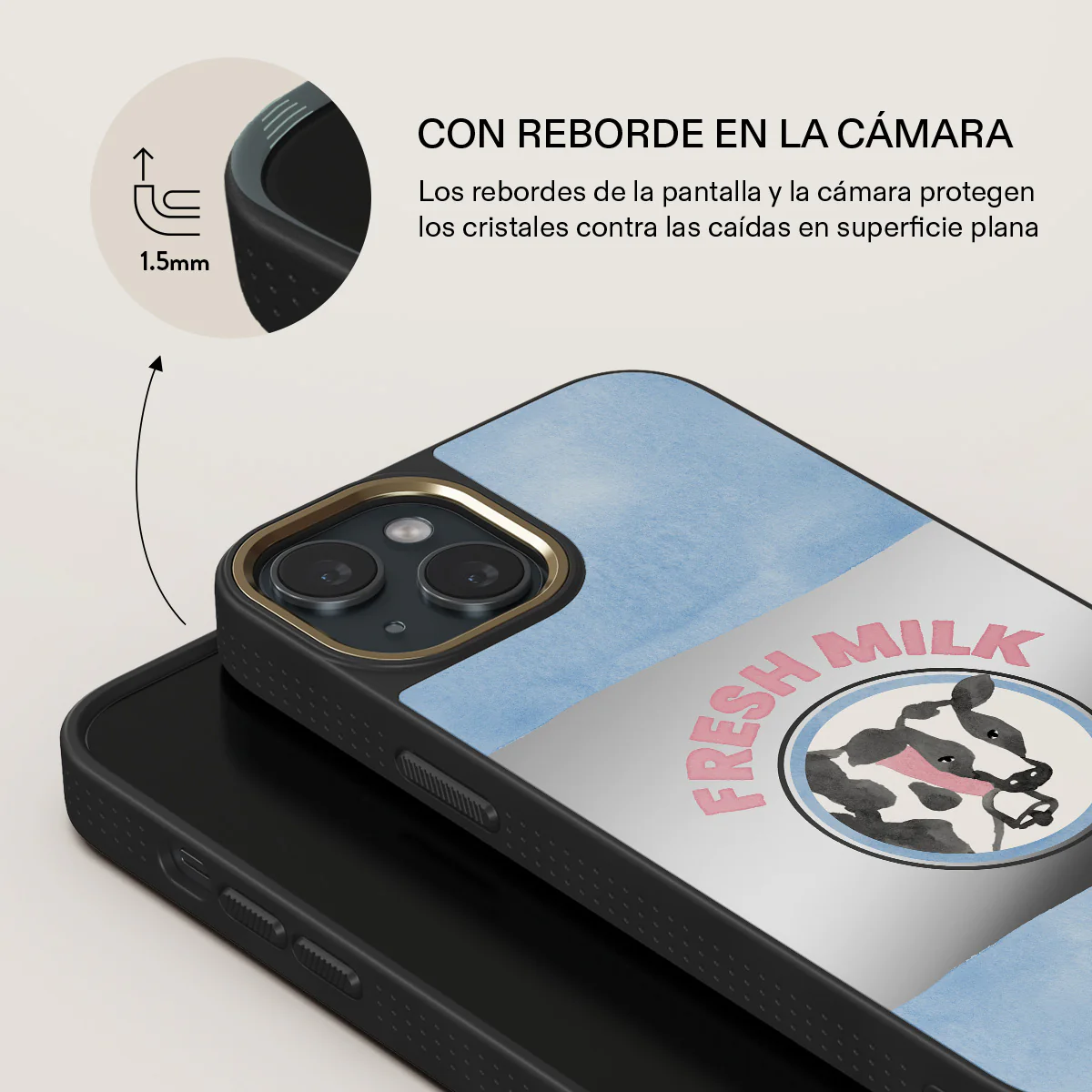 Milkshake - iPhone 15 Funda - Image 30