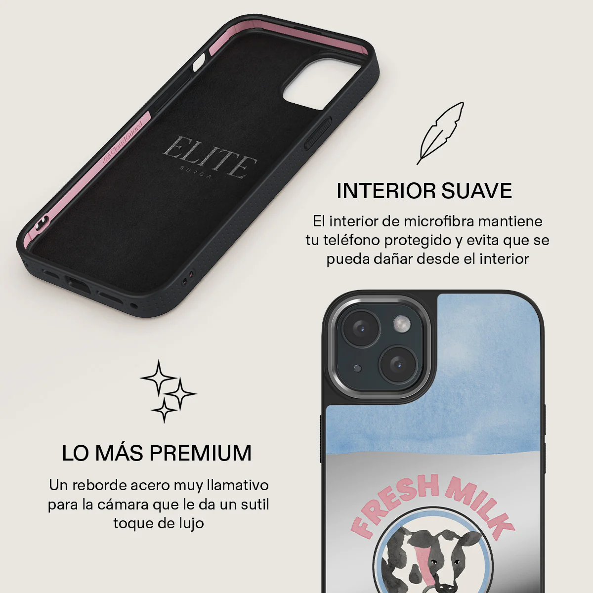 Milkshake - iPhone 15 Funda - Image 40
