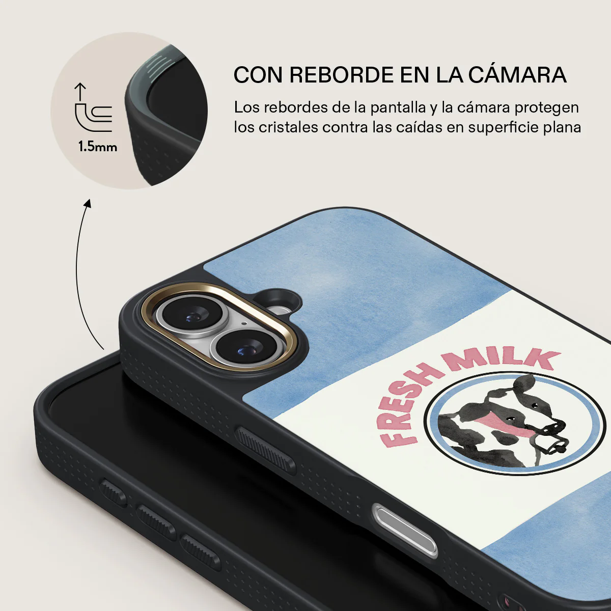 Milkshake - iPhone 16 Plus Funda - Image 9