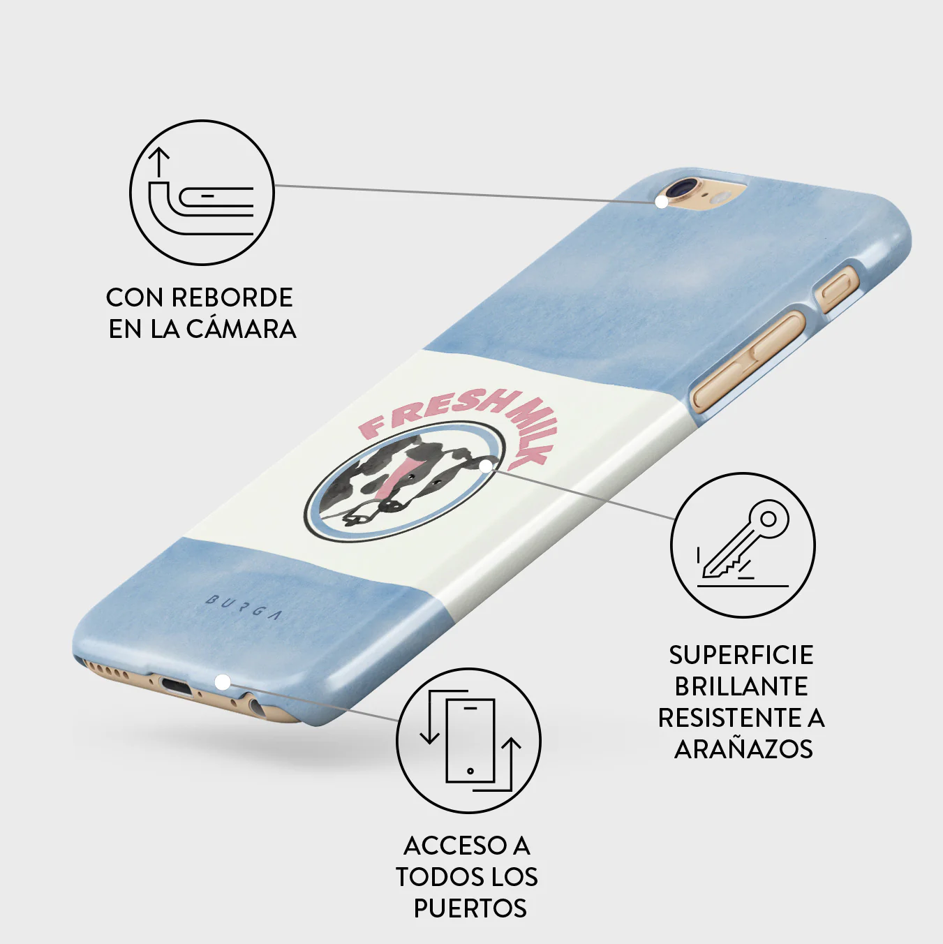 Milkshake - iPhone 6 / 6S Funda - Image 3