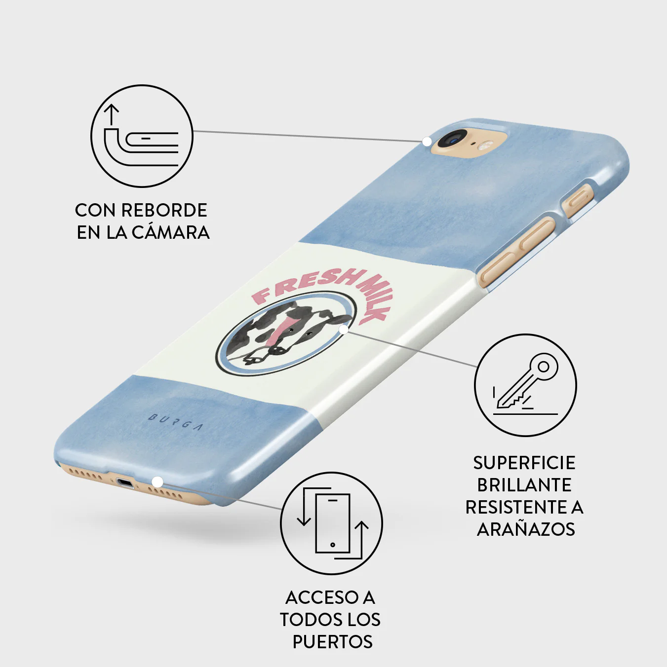 Milkshake - iPhone 7 / iPhone 8 Funda - Image 3