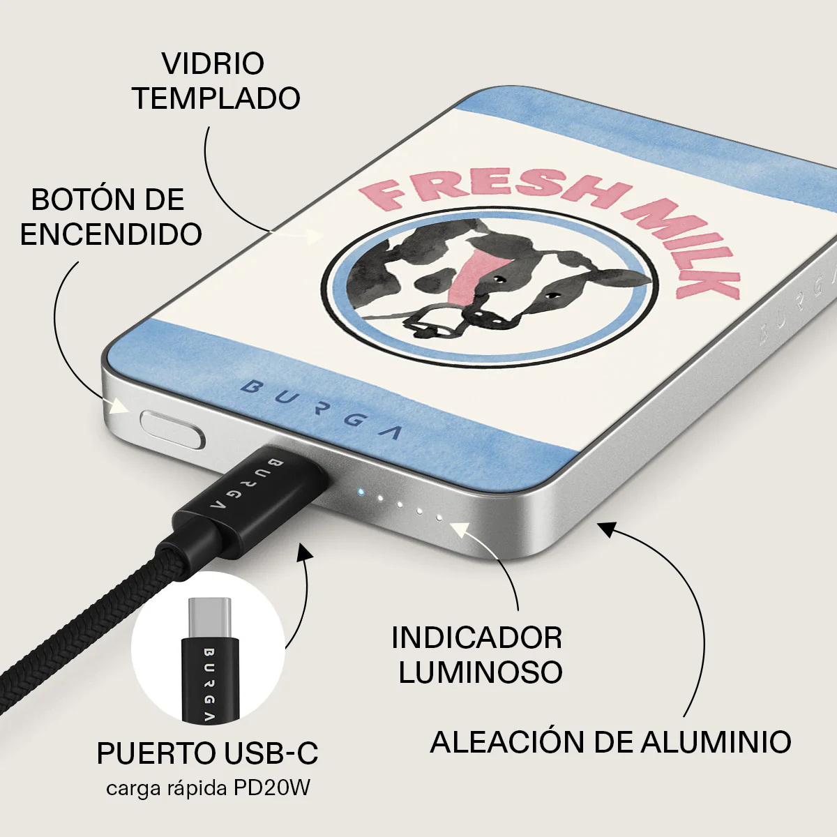 Milkshake - Power Bank Magnético - Image 15