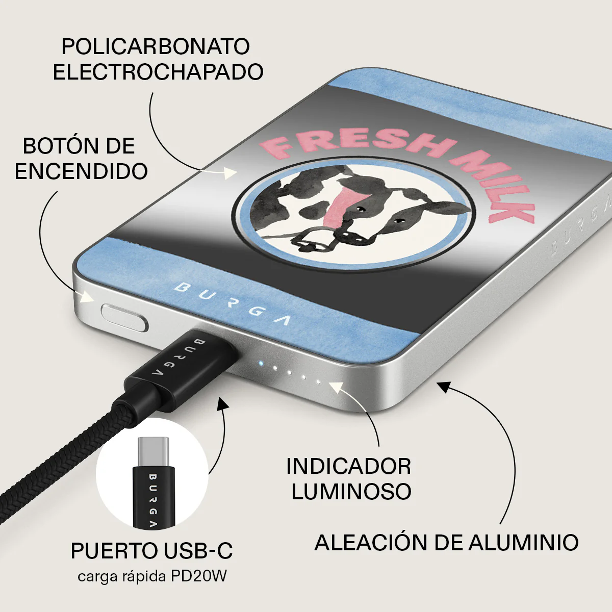 Milkshake - Power Bank Magnético - Image 60