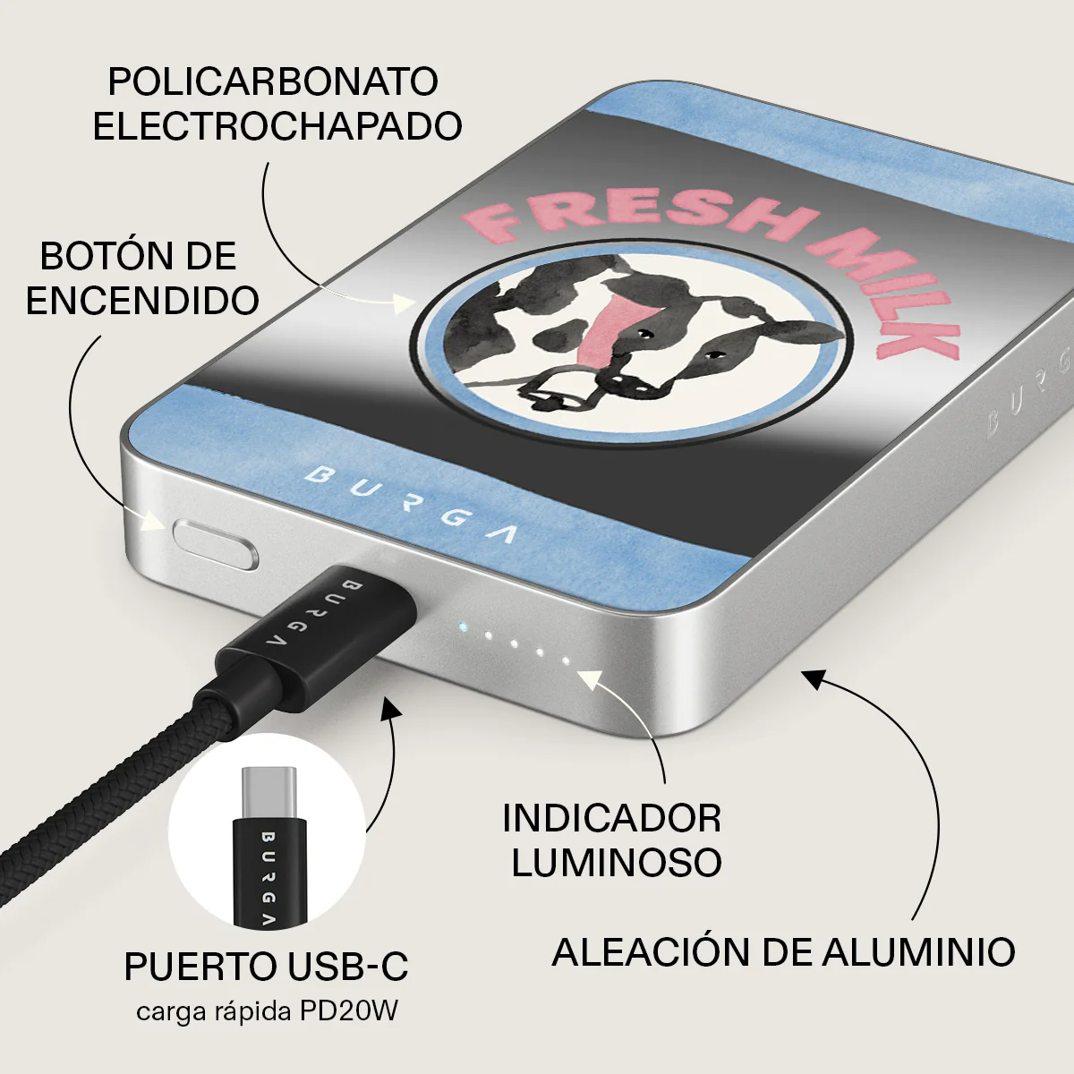 Milkshake - Power Bank Magnético - Image 75