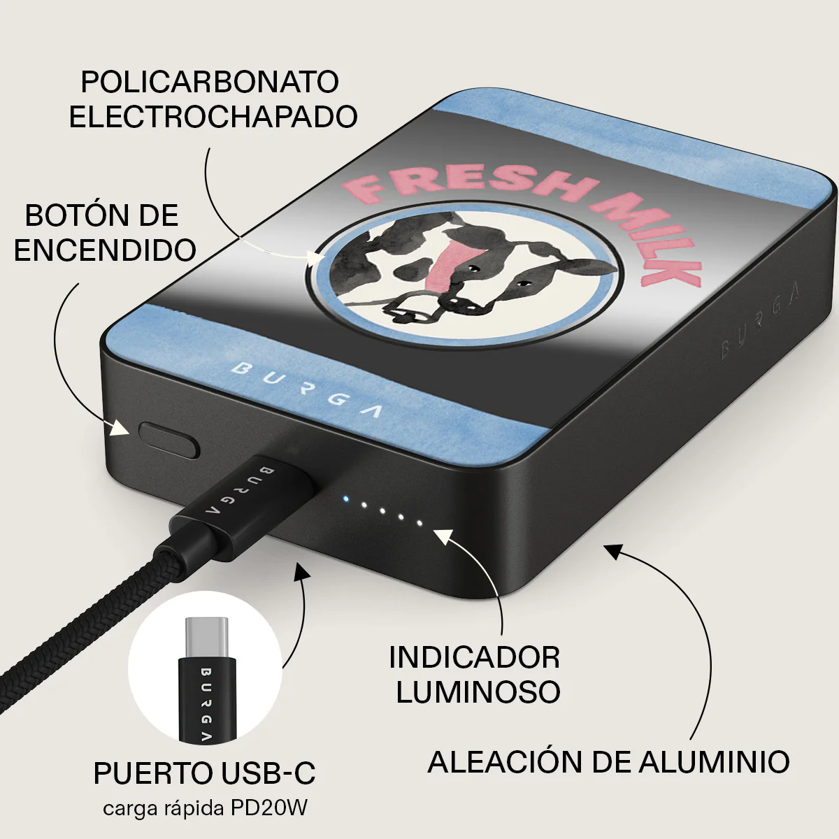 Milkshake - Power Bank Magnético - Image 80