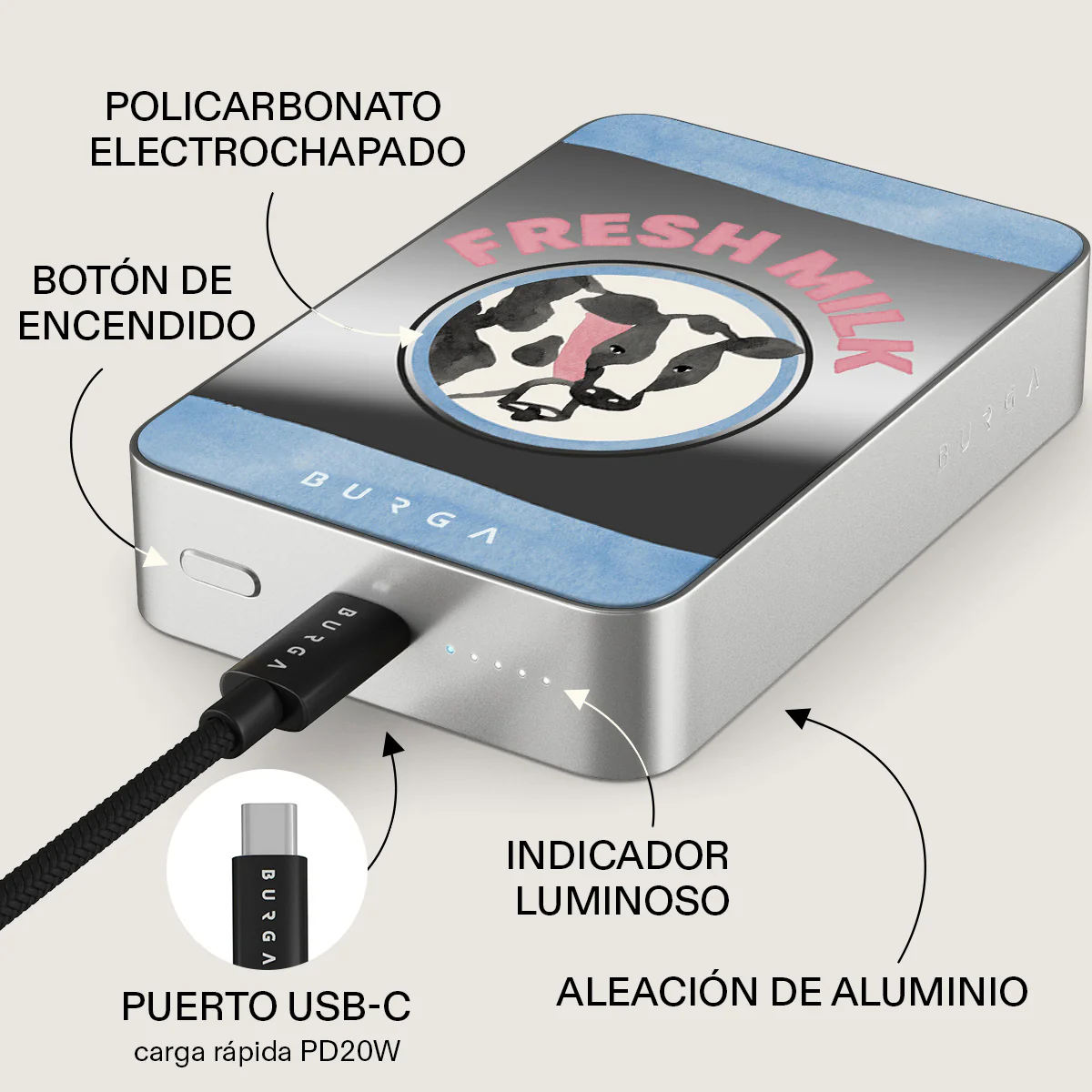 Milkshake - Power Bank Magnético - Image 90