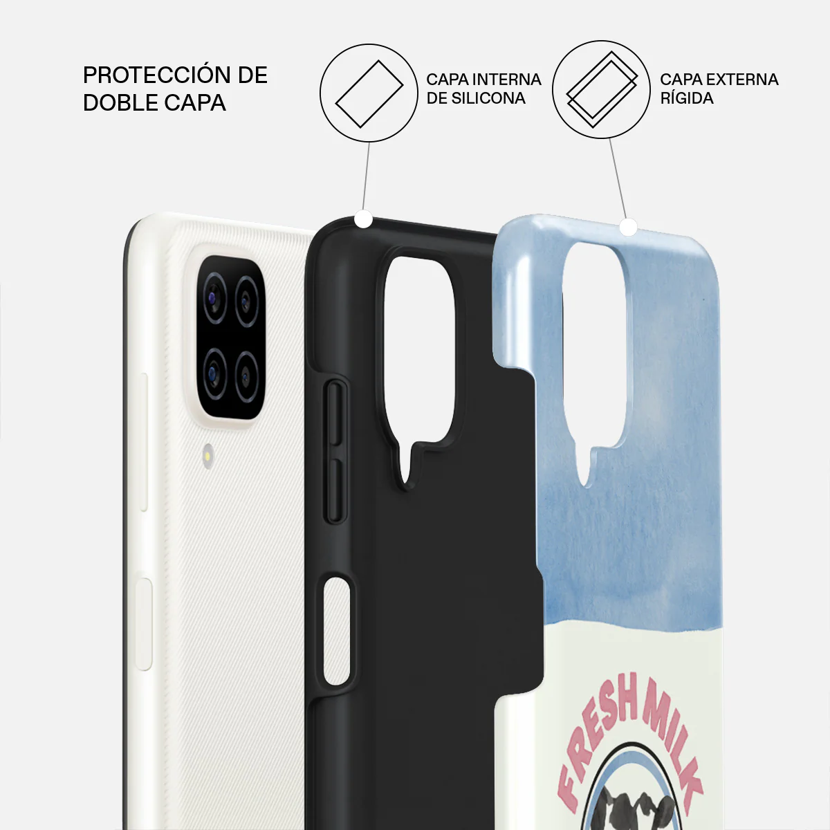 Milkshake - Samsung Galaxy A12 4G Funda - Image 2