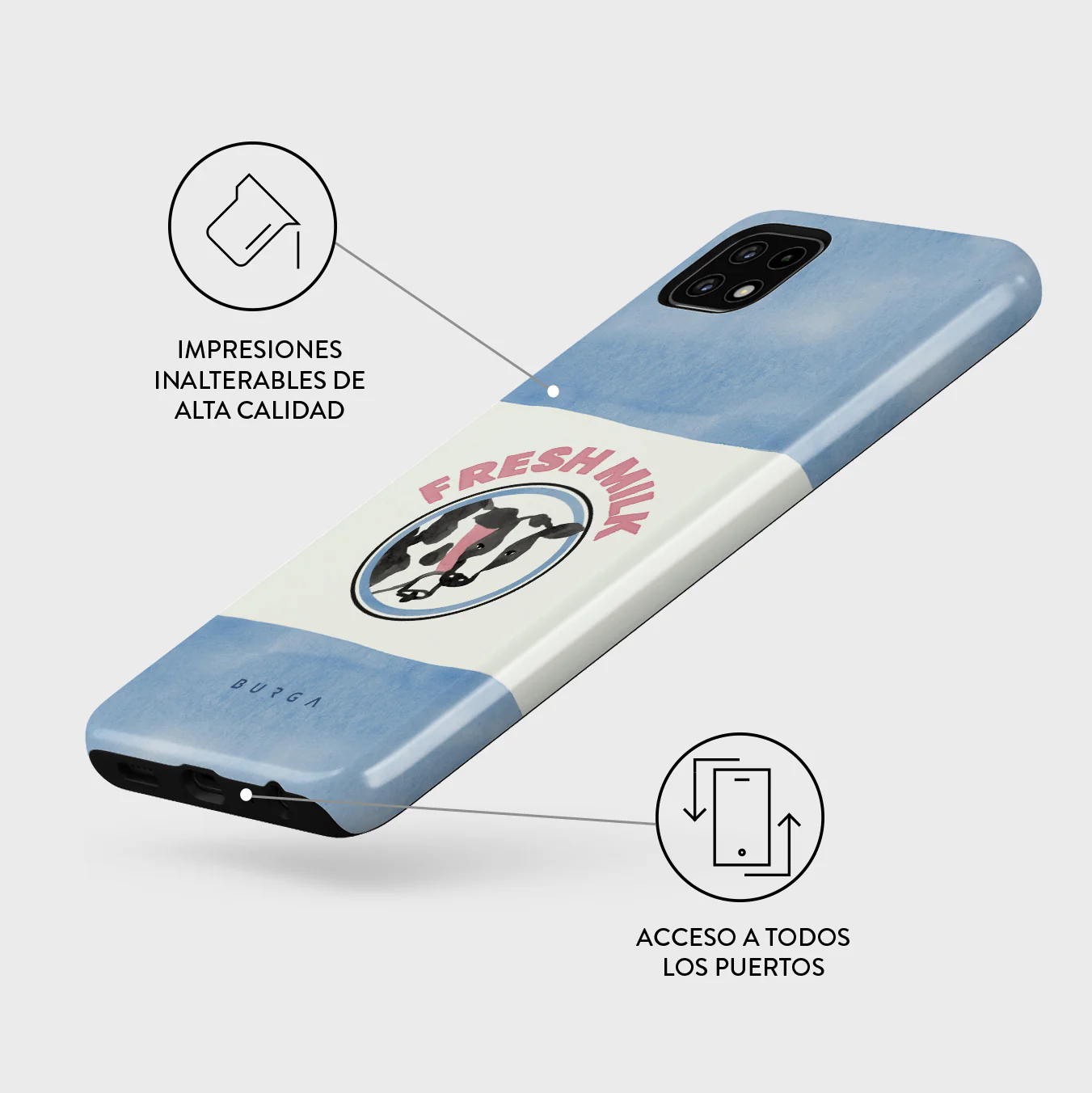 Milkshake - Samsung Galaxy A22 5G Funda - Image 3
