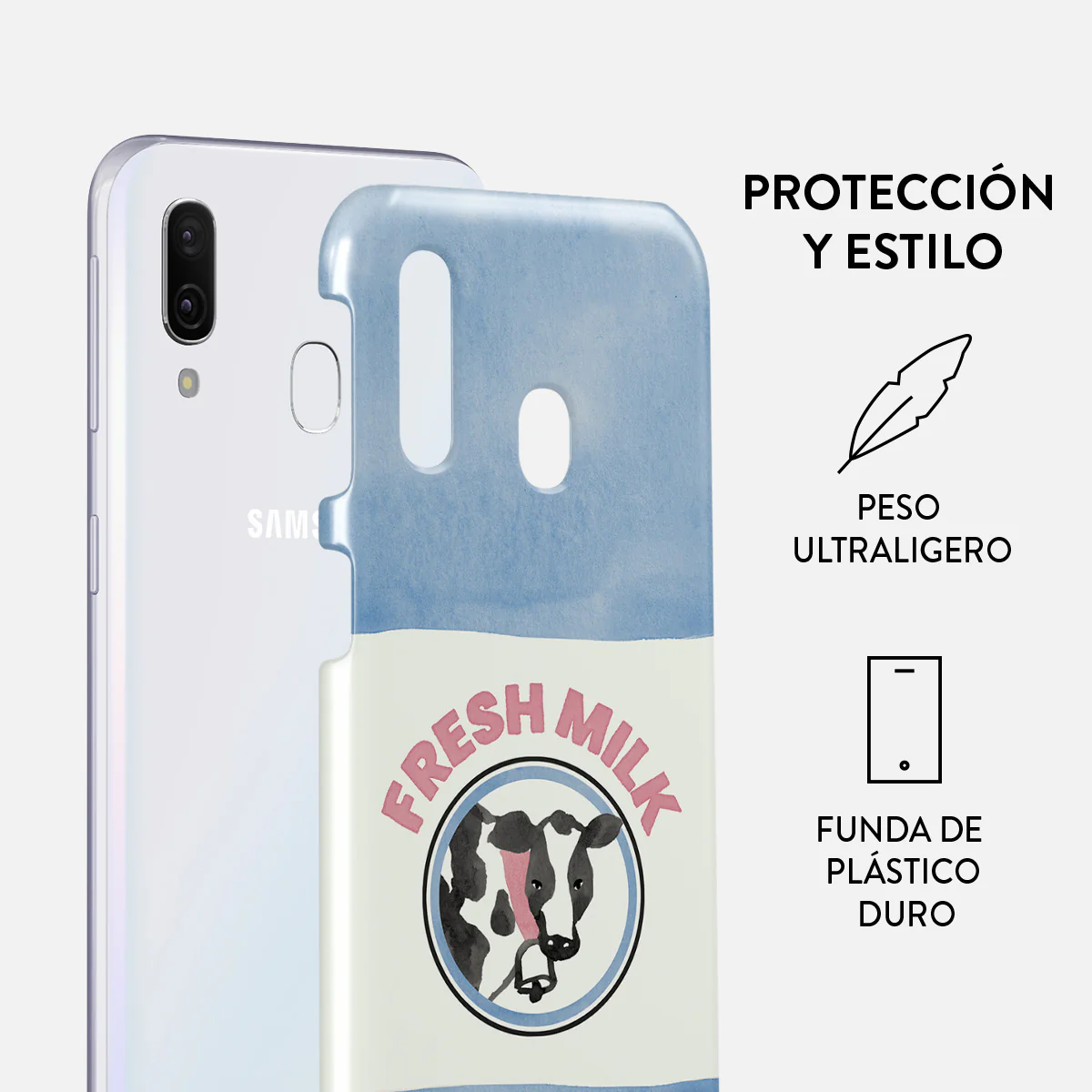 Milkshake - Samsung Galaxy A40 Funda - Image 2