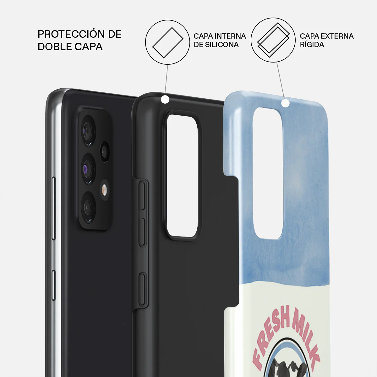 Milkshake - Samsung Galaxy A52 / A52S 4G / 5G Funda - Image 2