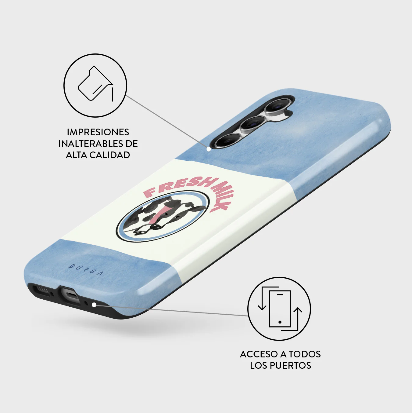 Milkshake - Samsung Galaxy A54 Funda - Image 3