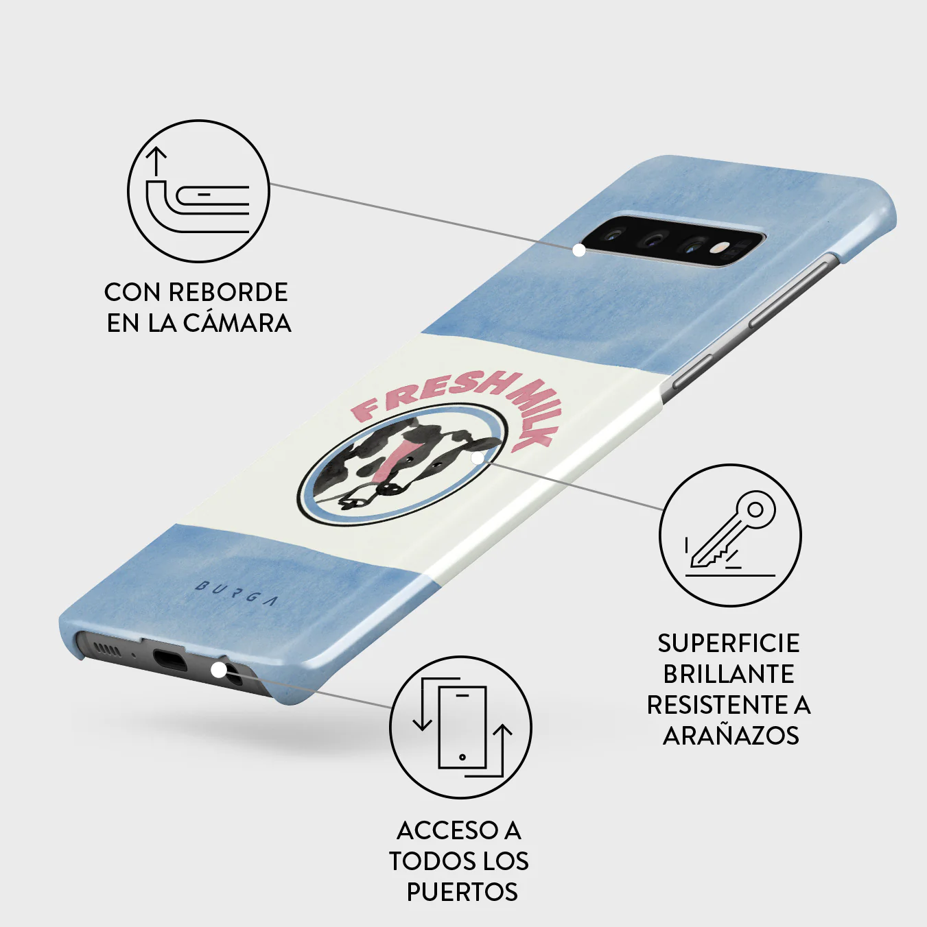 Milkshake - Samsung Galaxy S10 Plus Funda - Image 3