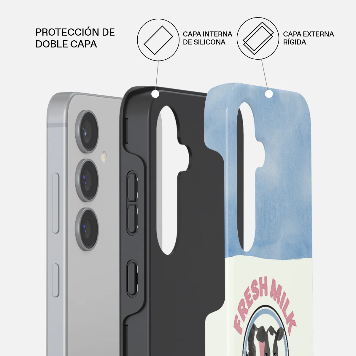 Milkshake - Samsung Galaxy S24 FE Funda - Image 2