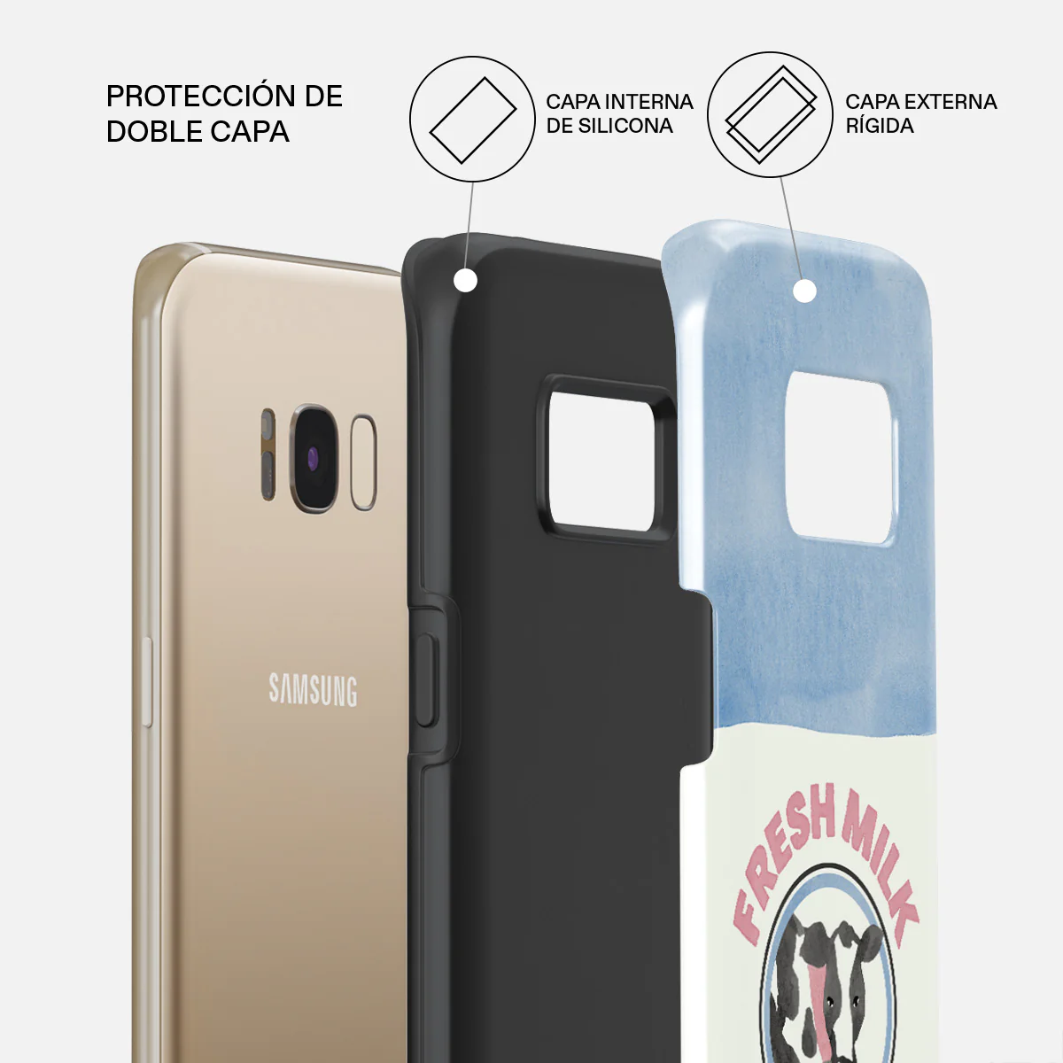 Milkshake - Samsung Galaxy S8 Funda - Image 6