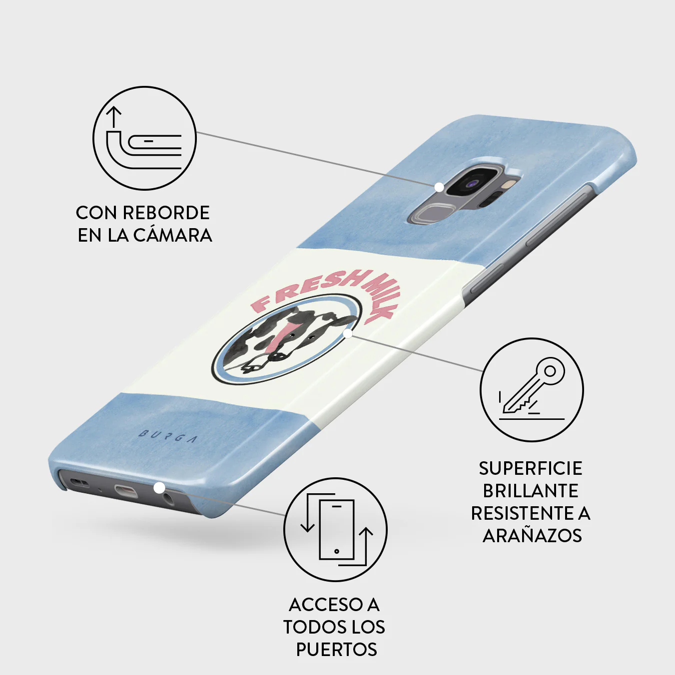 Milkshake - Samsung Galaxy S9 Funda - Image 3