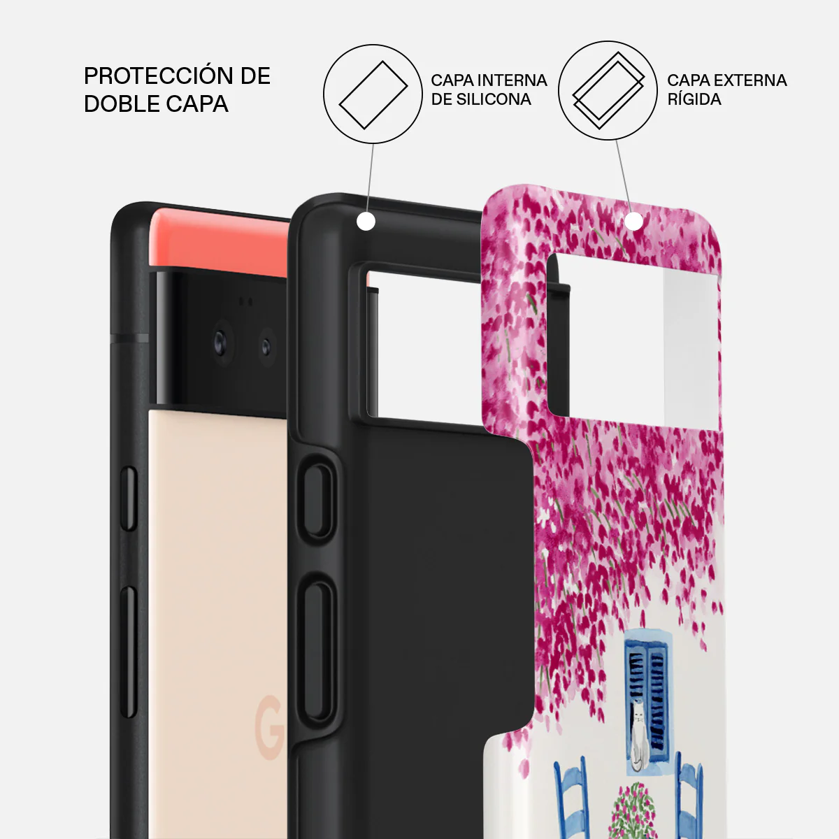 Milos - Google Pixel 6a Funda - Image 2