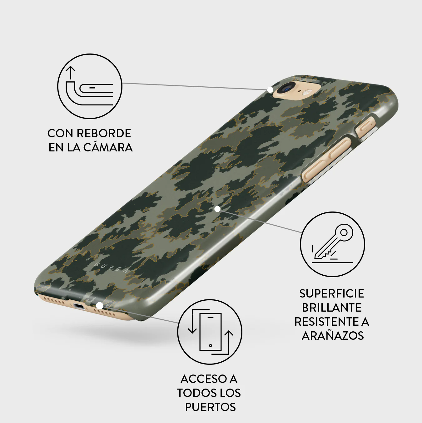Moss - iPhone 7 / iPhone 8 Funda - Image 3