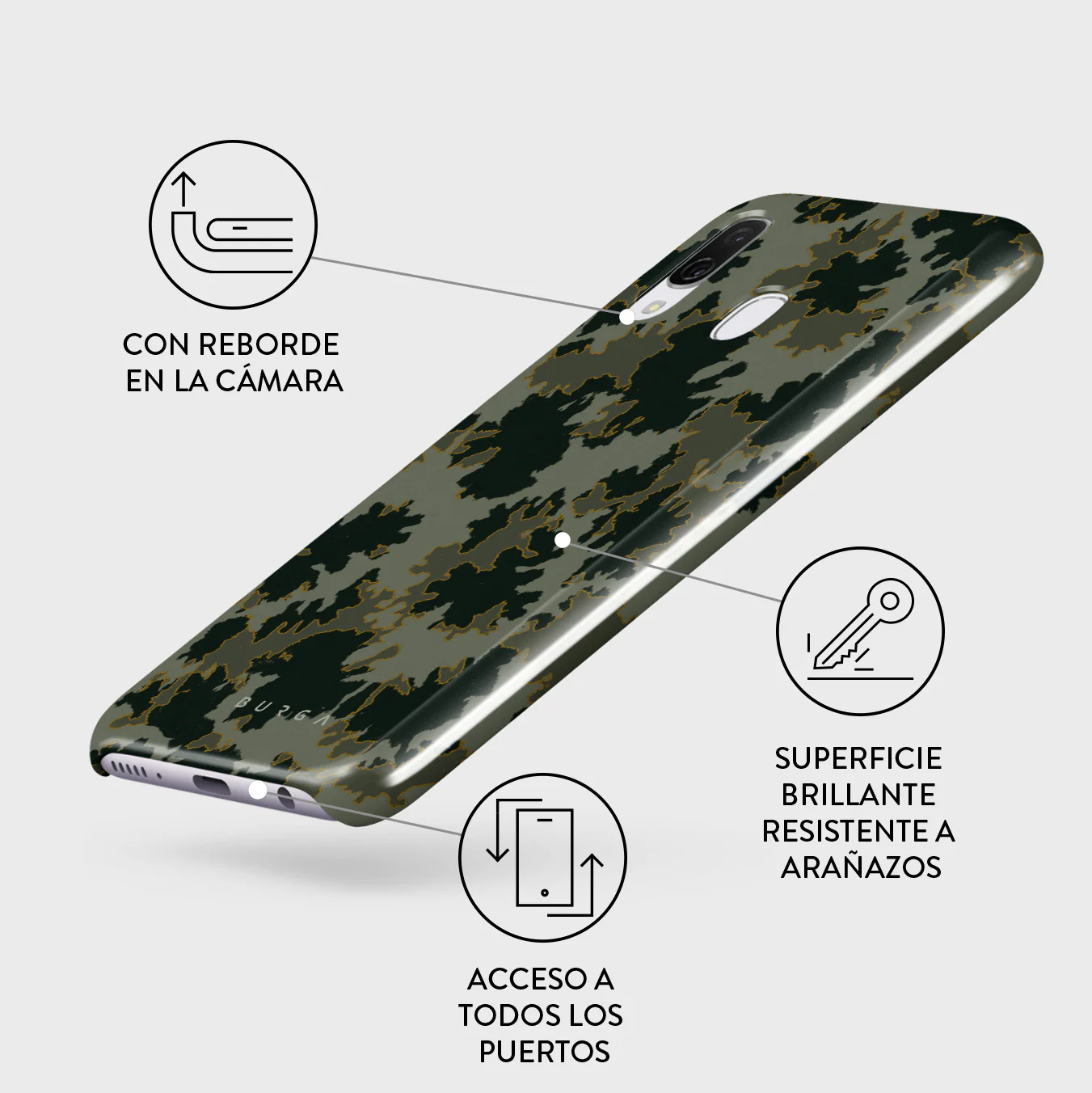 Moss - Samsung Galaxy A40 Funda - Image 3