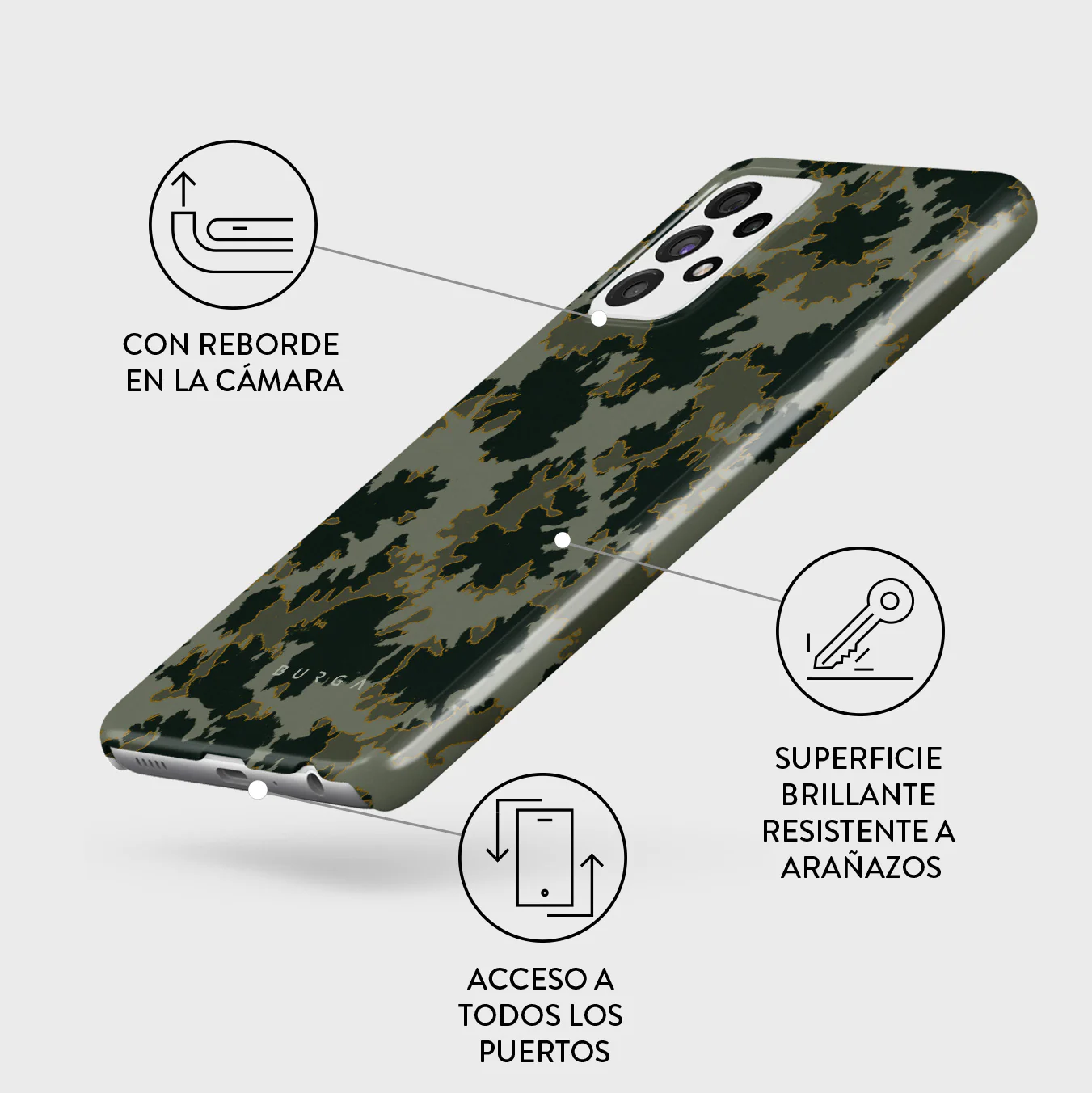 Moss - Samsung Galaxy A72 4G / 5G Funda - Image 3