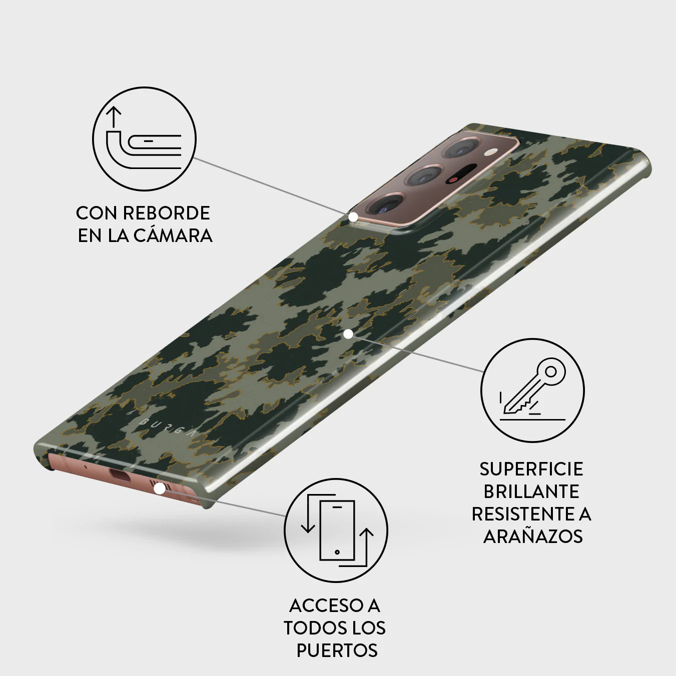 Moss - Samsung Galaxy Note 20 Ultra 4G / 5G Funda - Image 3