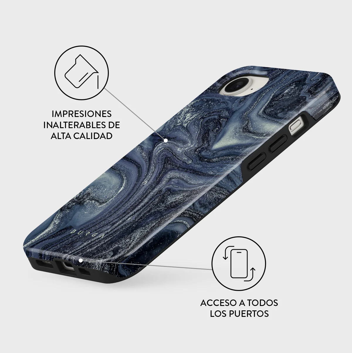 Navy Trench - iPhone 17e Funda - Image 3