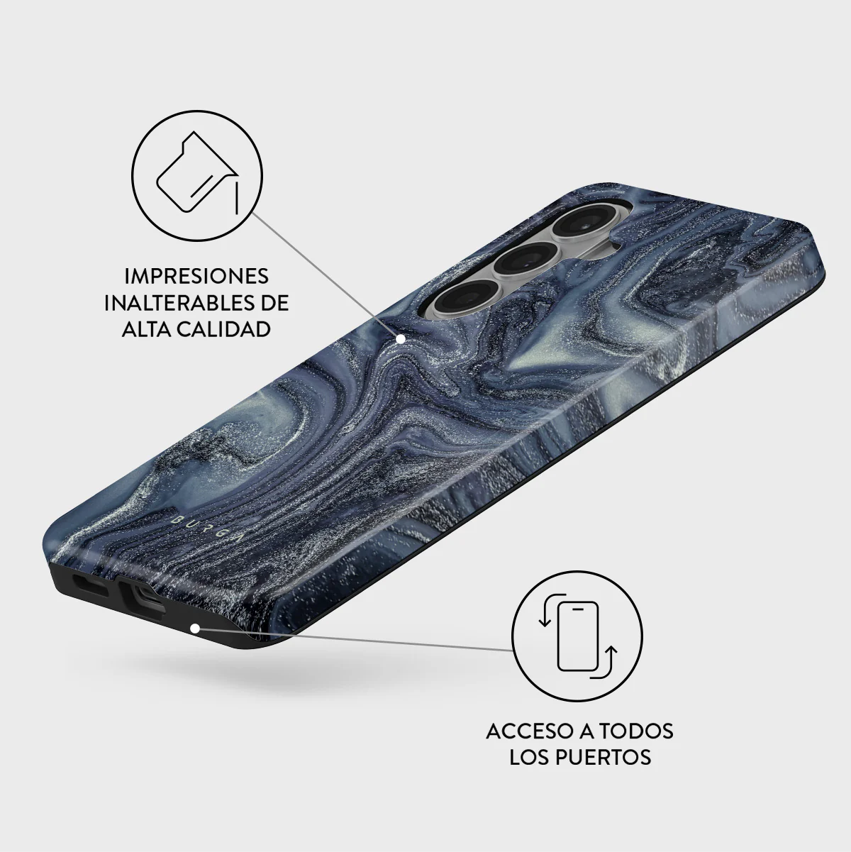 Navy Trench - Samsung Galaxy S26 Funda - Image 3