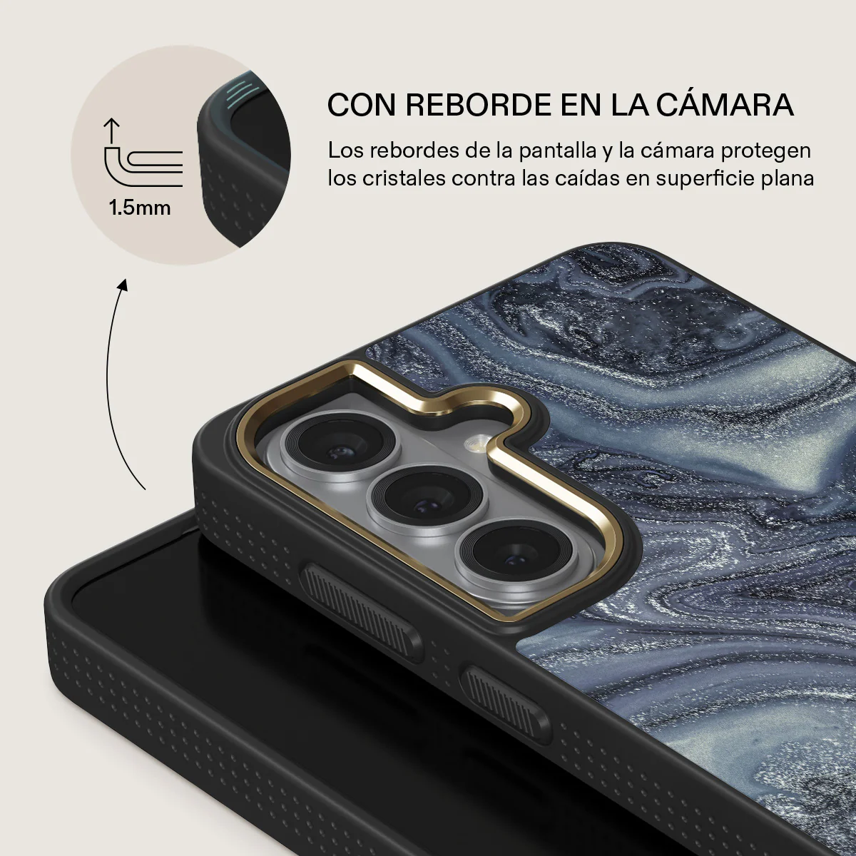 Navy Trench - Samsung Galaxy S26 Plus Funda - Image 8