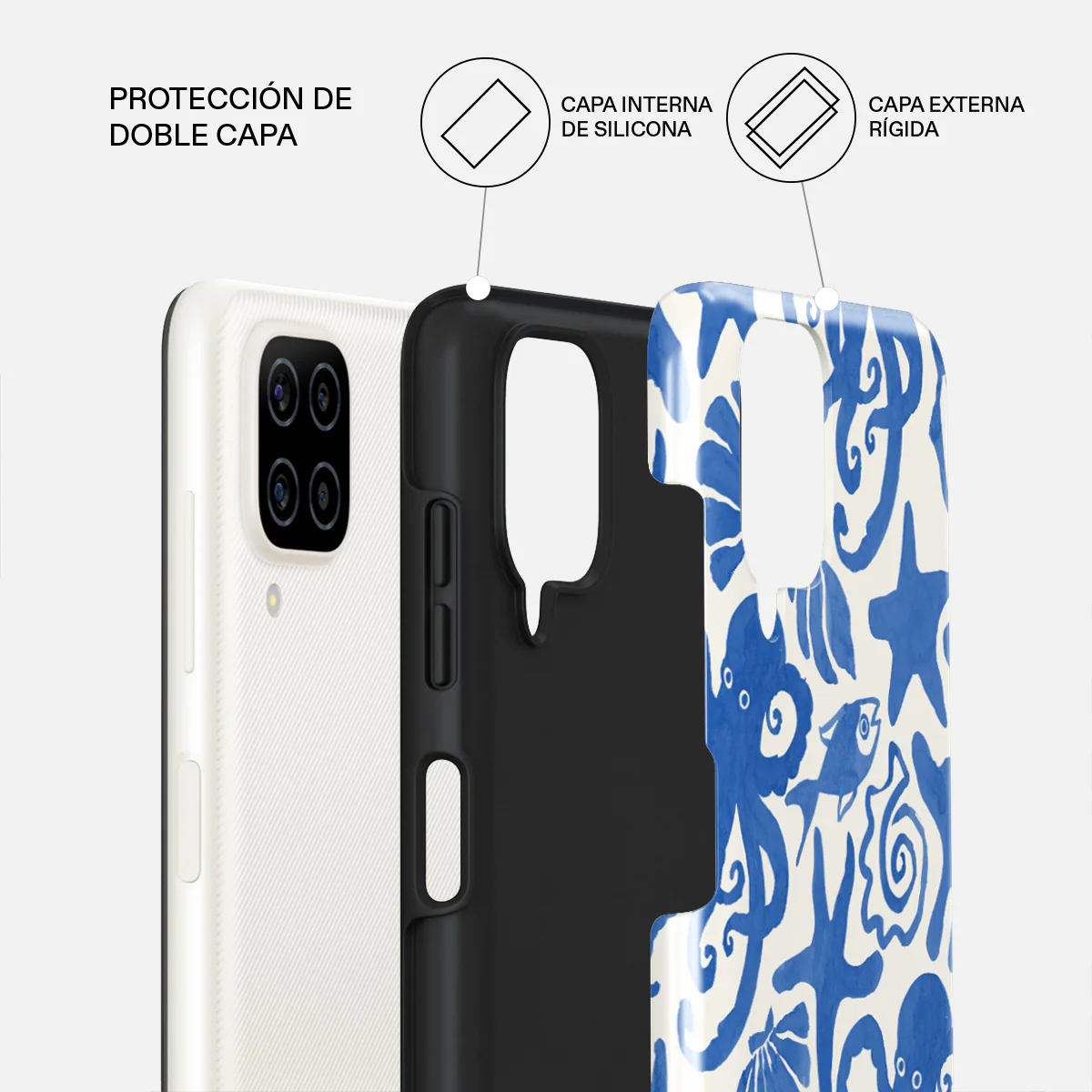 Nera - Samsung Galaxy A12 4G Funda - Image 2