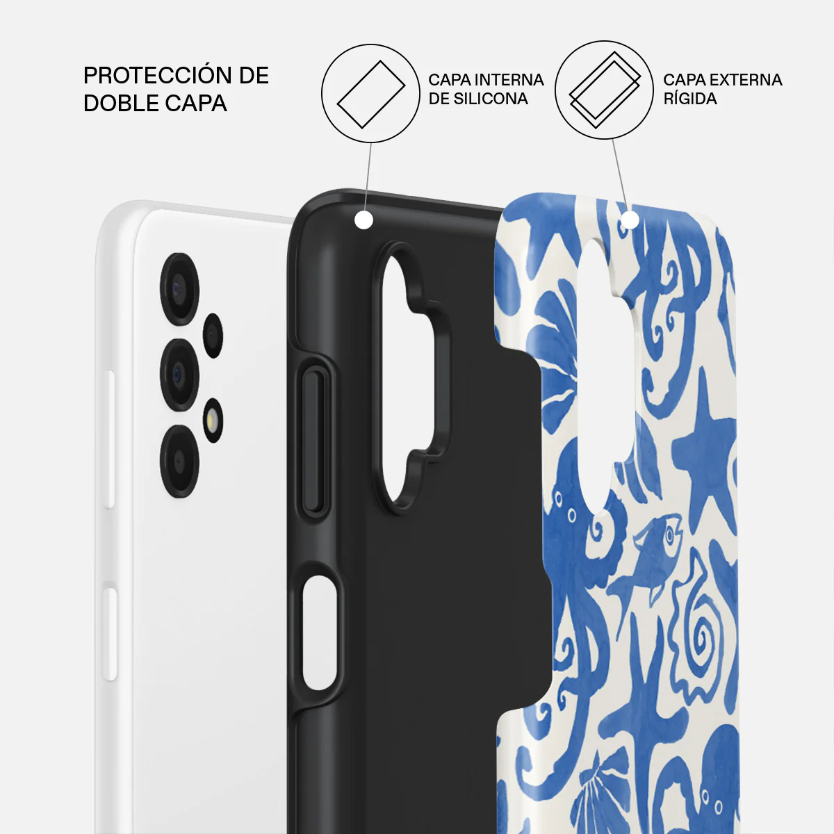 Nera - Samsung Galaxy A13 4G Funda - Image 2