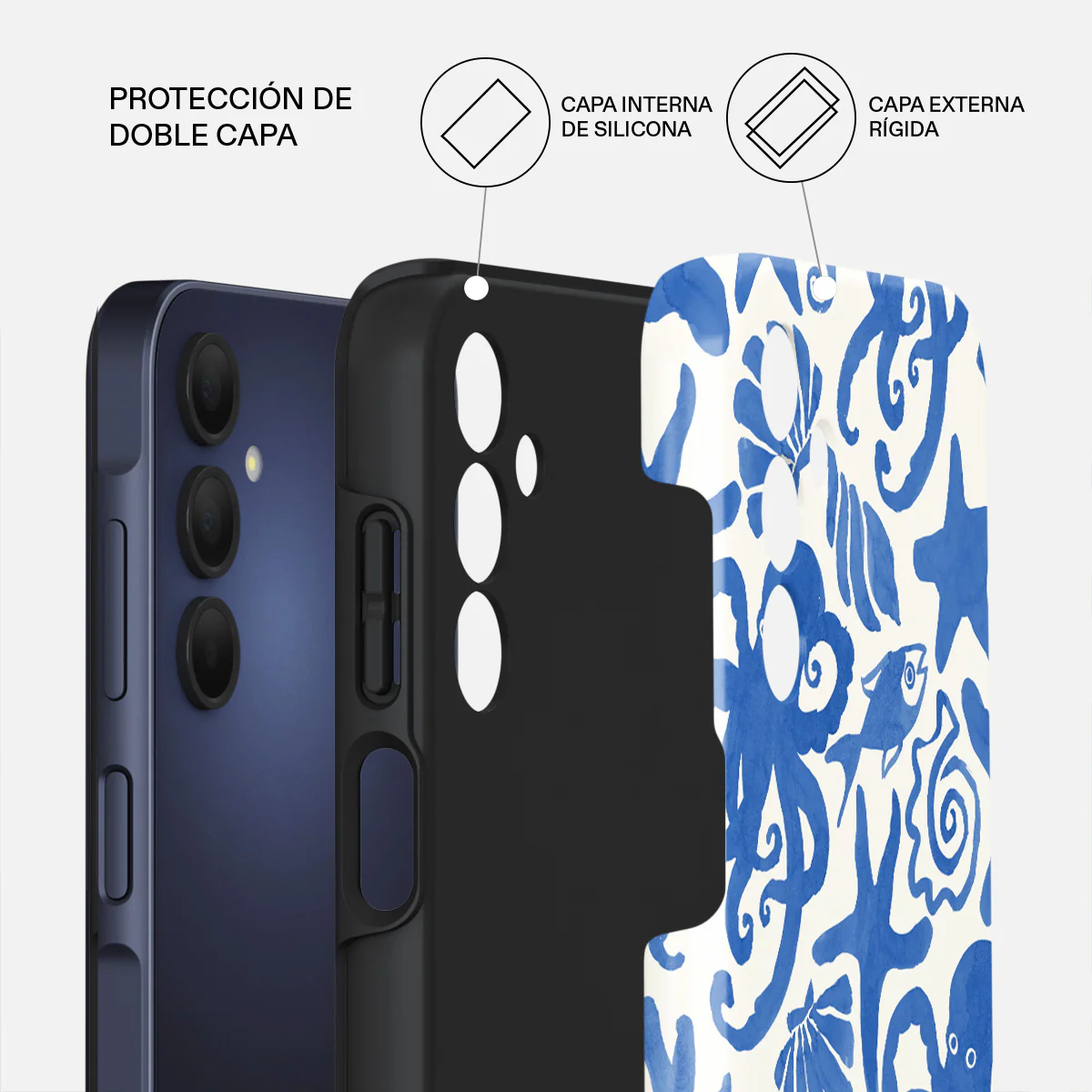 Nera - Samsung Galaxy A15 4G / 5G Funda - Image 2