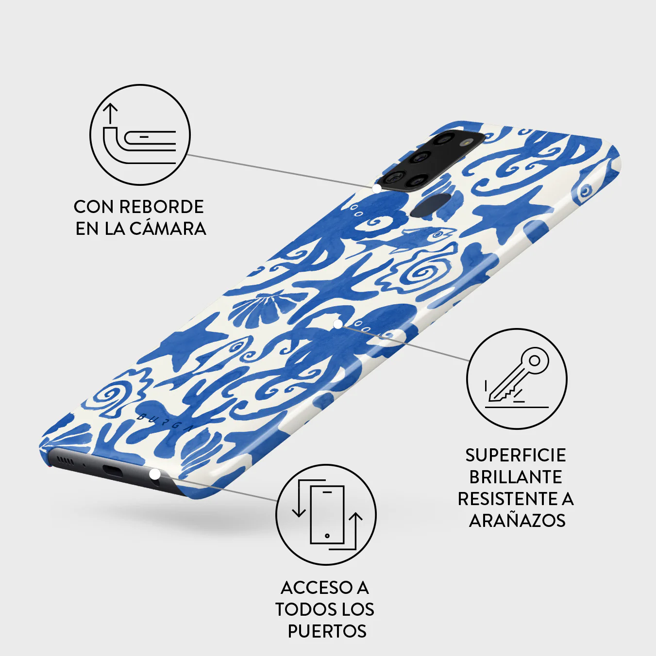 Nera - Samsung Galaxy A21s 4G Funda - Image 3