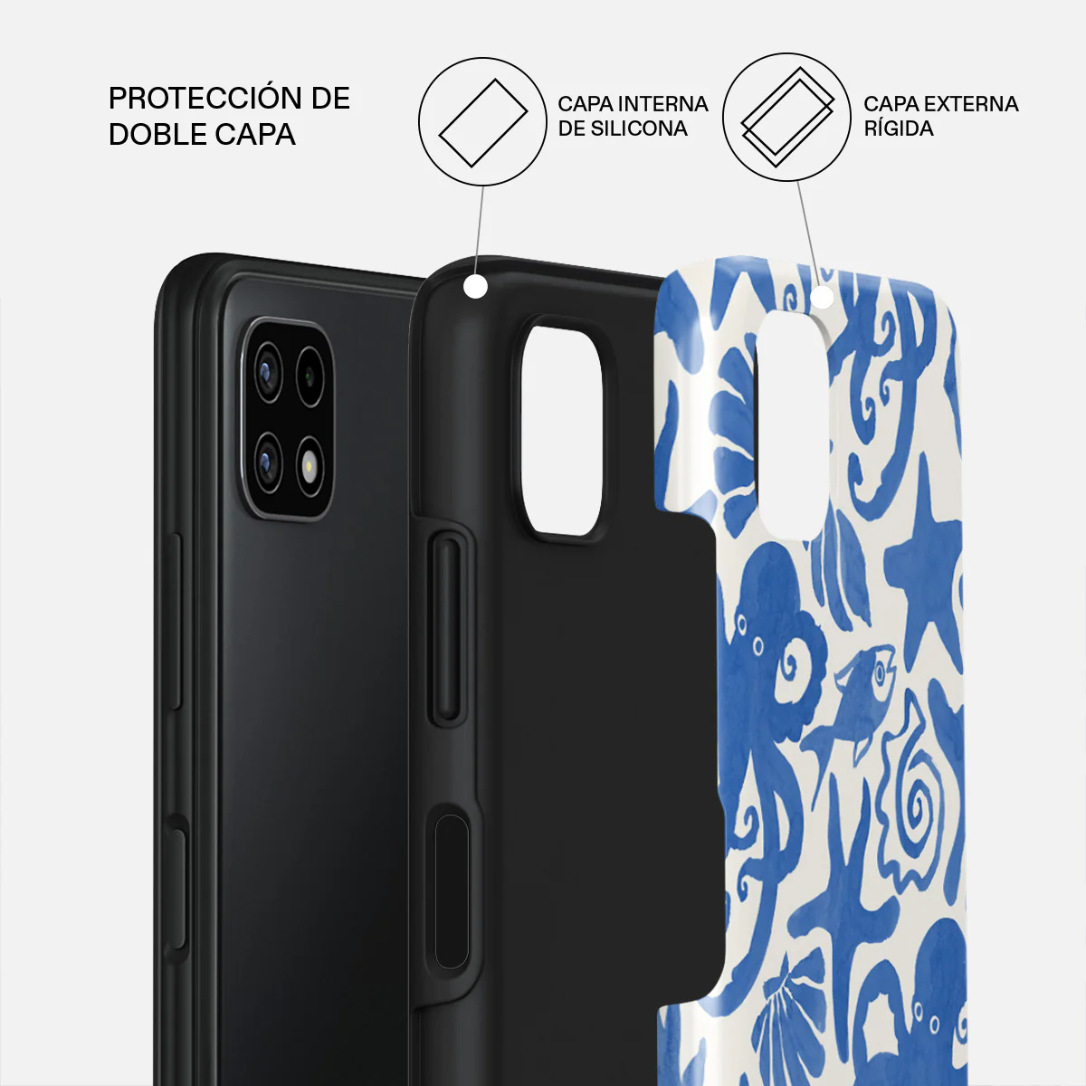 Nera - Samsung Galaxy A22 5G Funda - Image 2