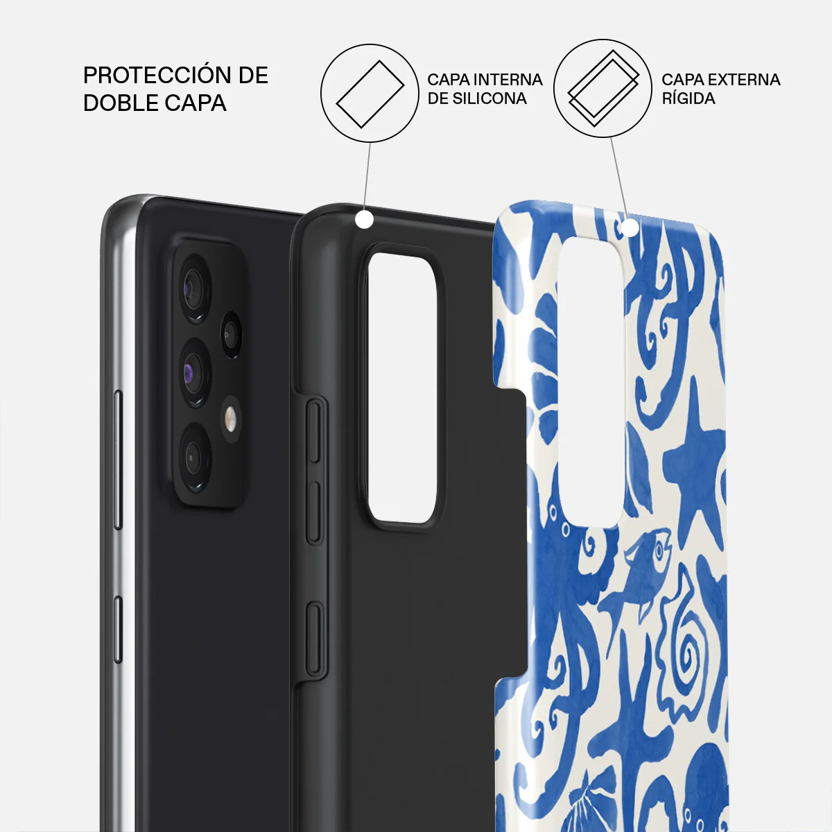 Nera - Samsung Galaxy A52 / A52S 4G / 5G Funda - Image 2