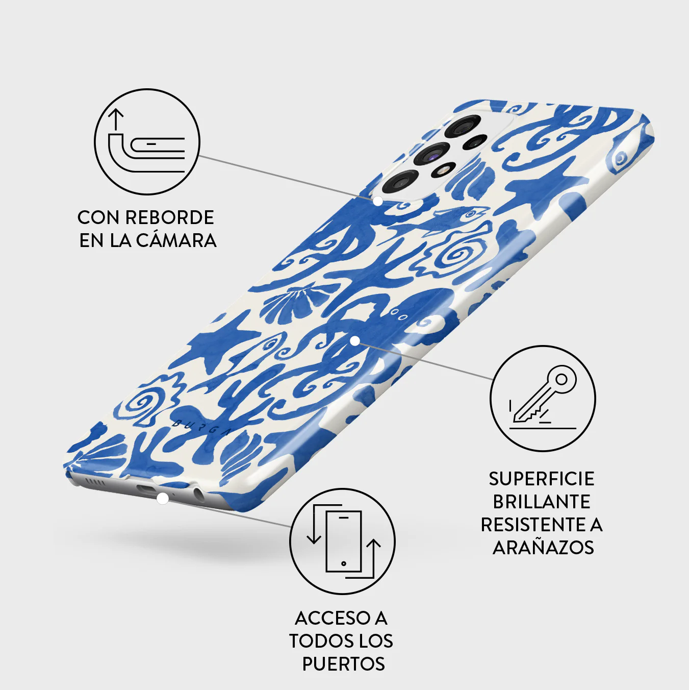 Nera - Samsung Galaxy A72 4G / 5G Funda - Image 3