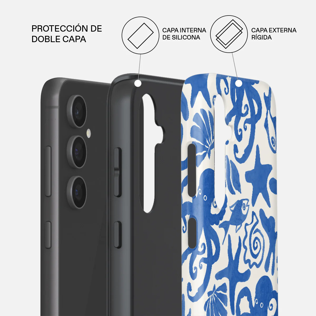Nera - Samsung Galaxy S23 FE Funda - Image 2