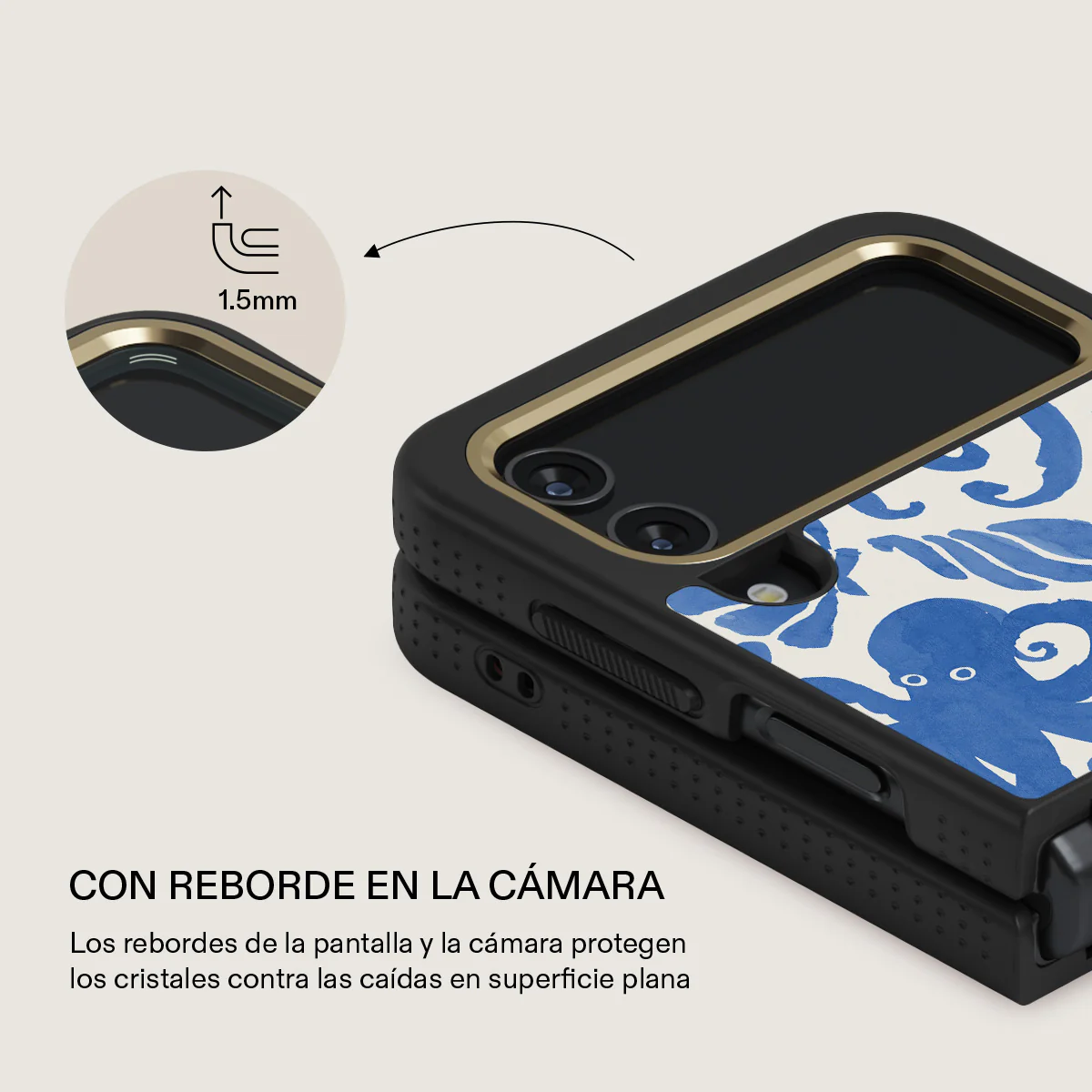 Nera - Samsung Galaxy Z Flip 4 Funda - Image 17