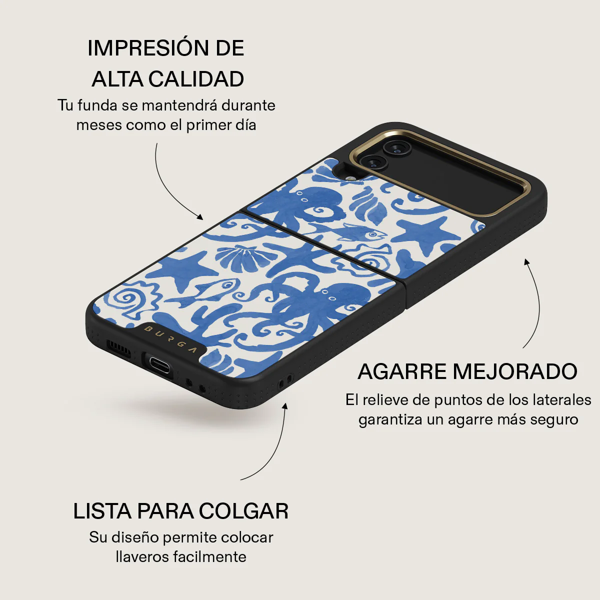 Nera - Samsung Galaxy Z Flip 4 Funda - Image 18