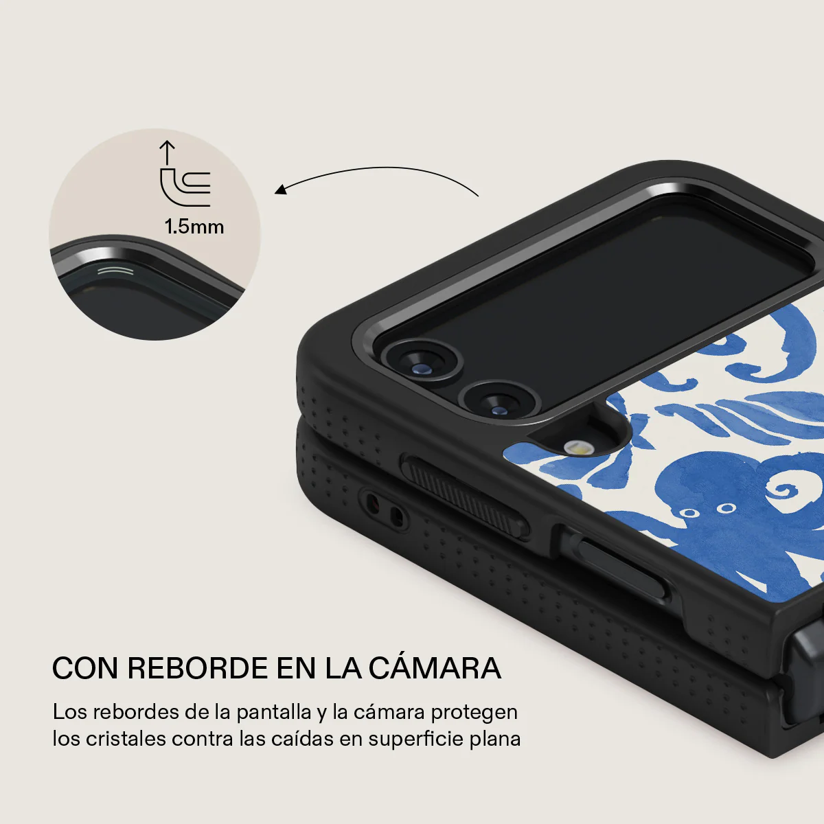 Nera - Samsung Galaxy Z Flip 4 Funda - Image 23