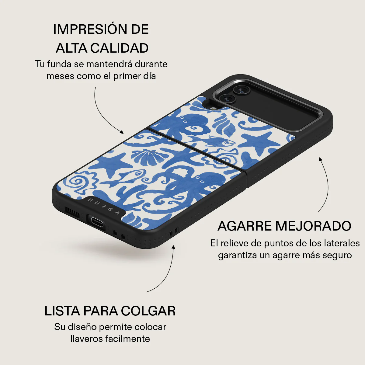 Nera - Samsung Galaxy Z Flip 4 Funda - Image 24