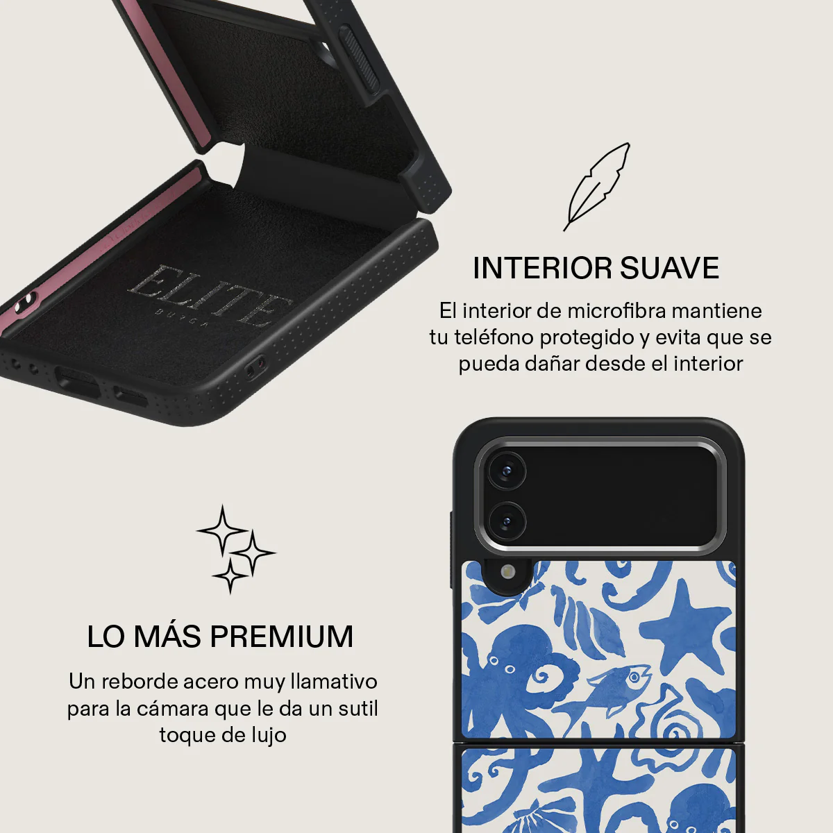 Nera - Samsung Galaxy Z Flip 4 Funda - Image 25