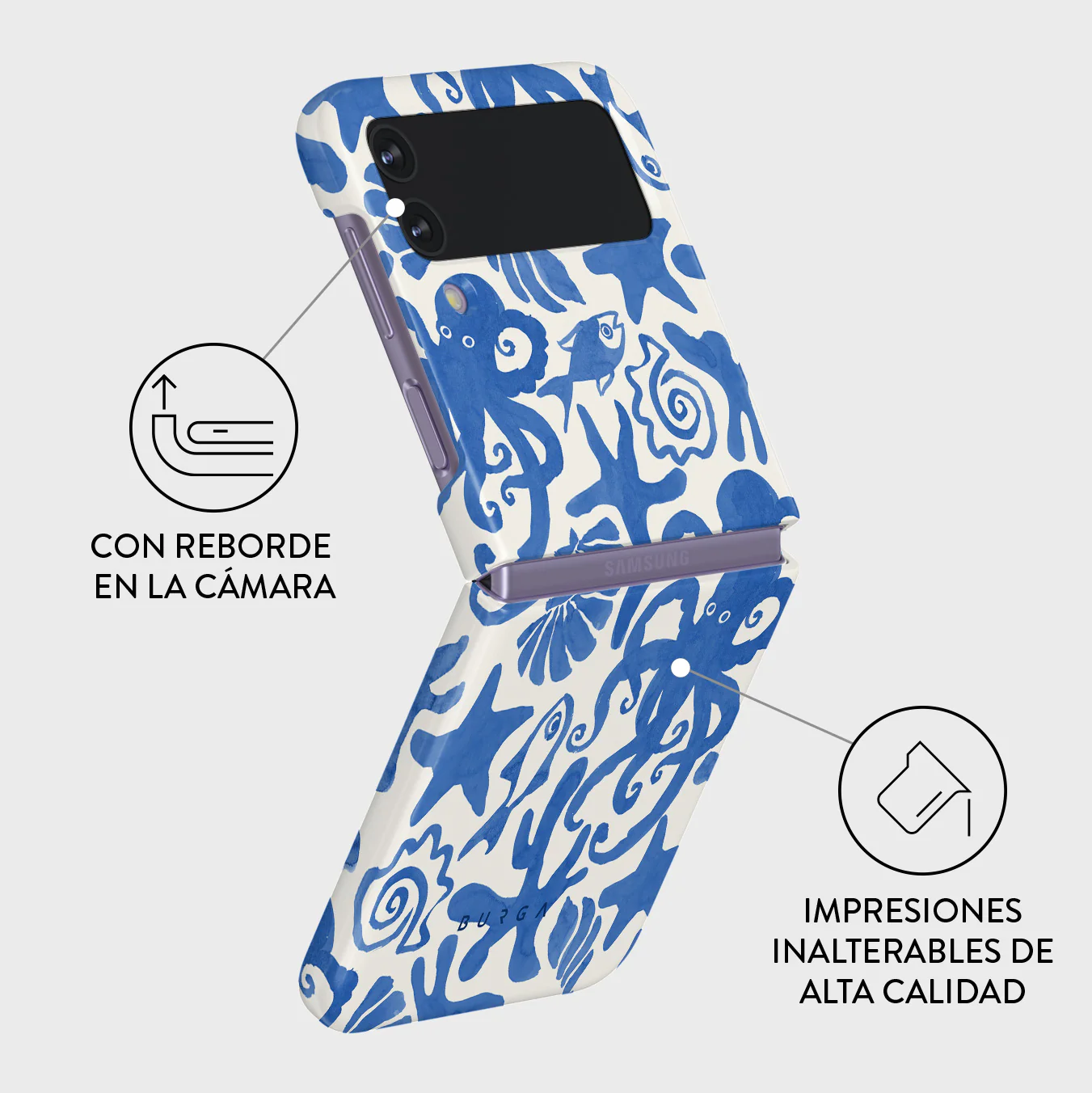 Nera - Samsung Galaxy Z Flip 4 Funda - Image 3