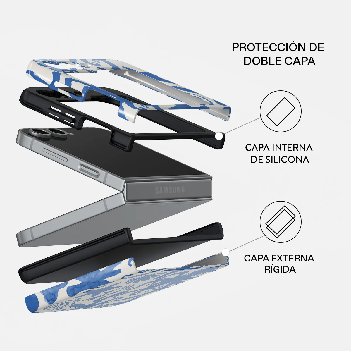 Nera - Samsung Galaxy Z Flip 6 Funda - Image 2