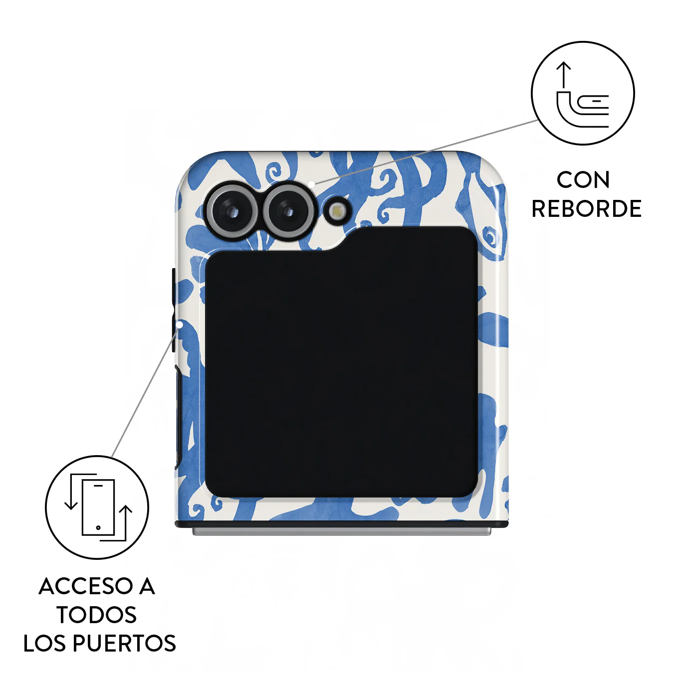 Nera - Samsung Galaxy Z Flip 6 Funda - Image 3