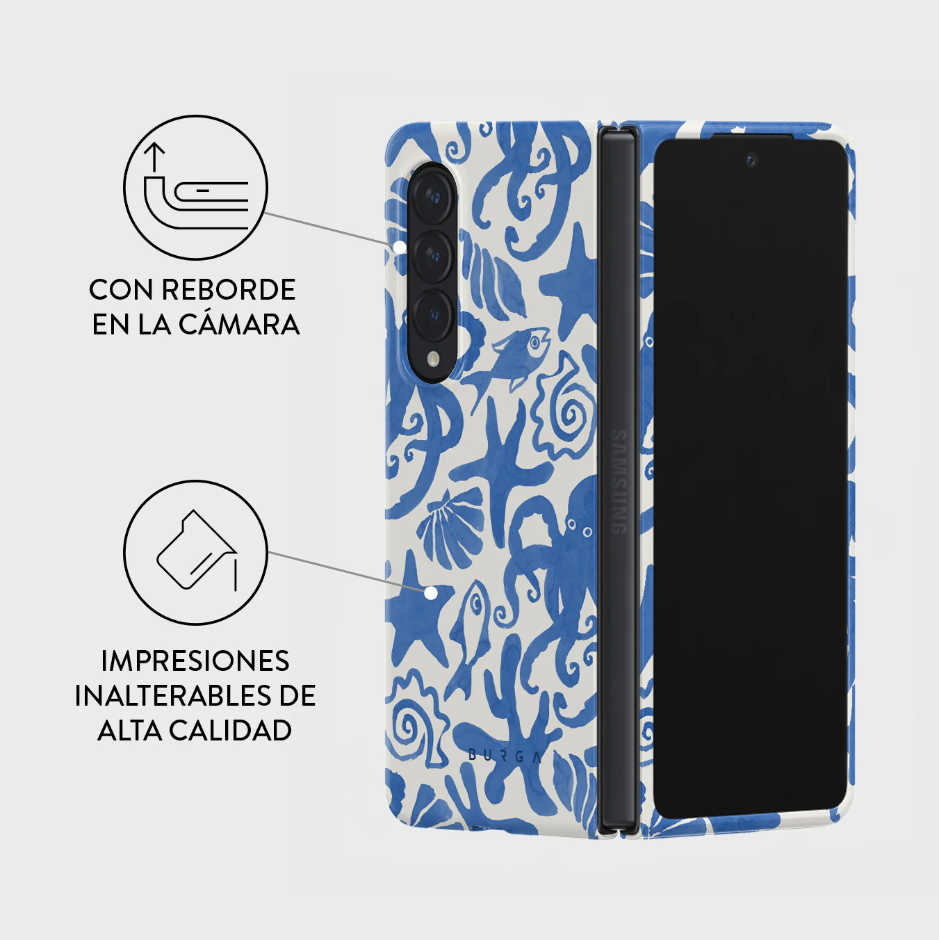 Nera - Samsung Galaxy Z Fold 4 Funda - Image 3
