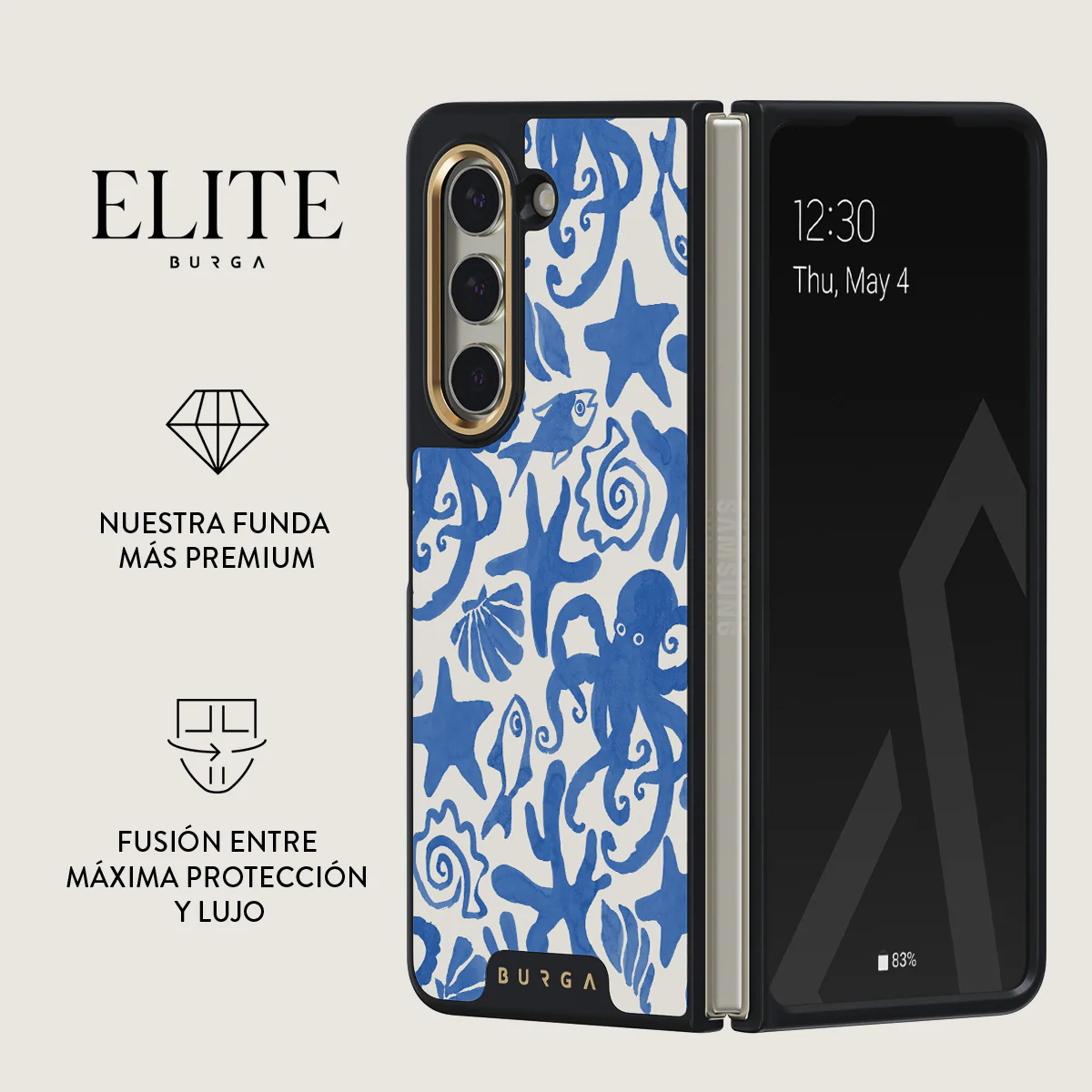 Nera - Samsung Galaxy Z Fold 5 Funda - Image 2