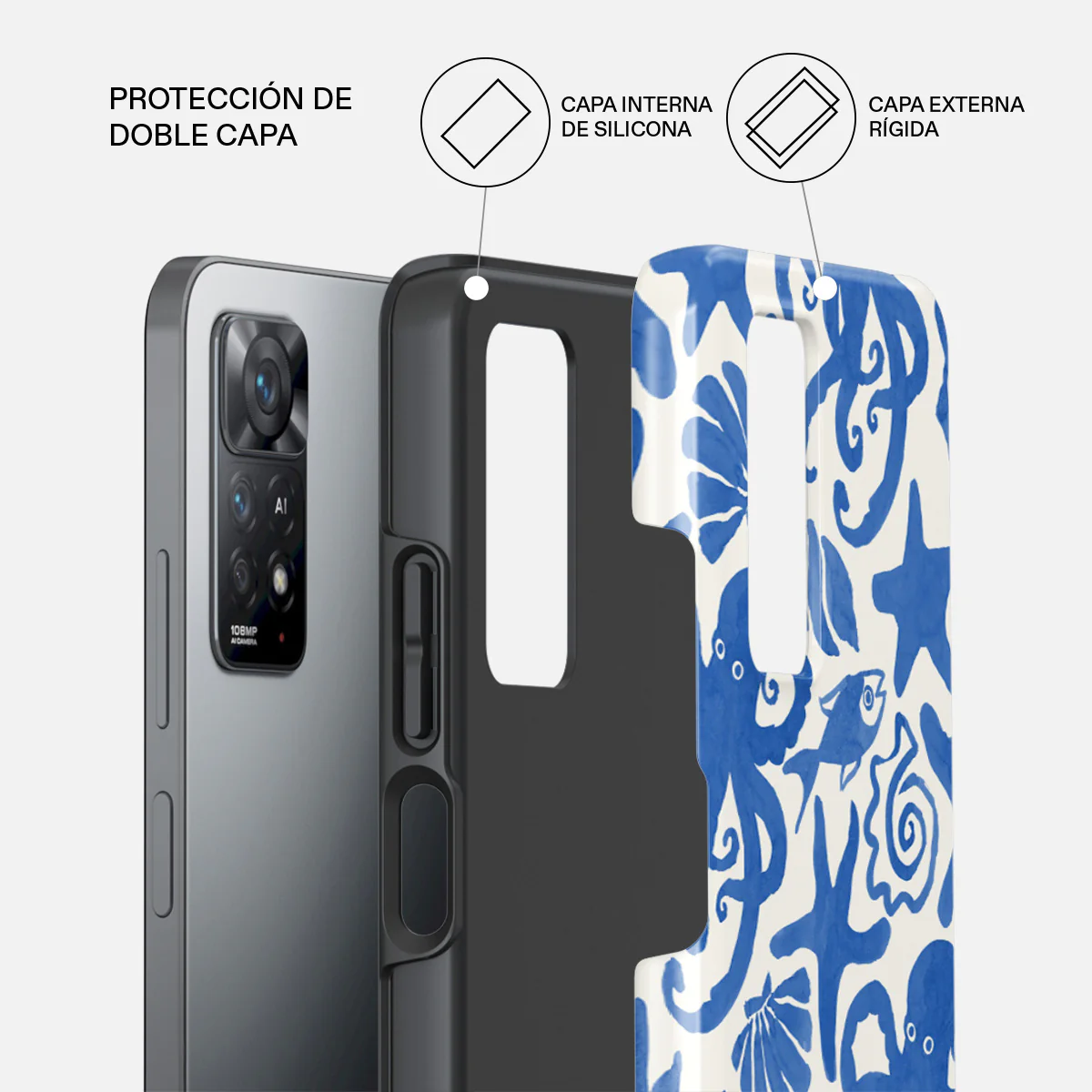 Nera - Xiaomi Redmi Note 11 Pro+ Funda - Image 2