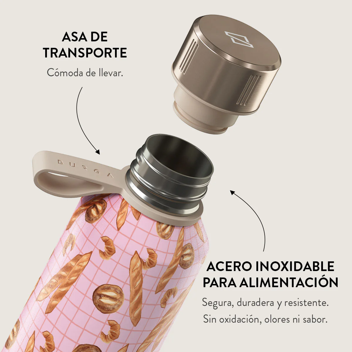 No Crumbs - Botella de Agua - Image 4