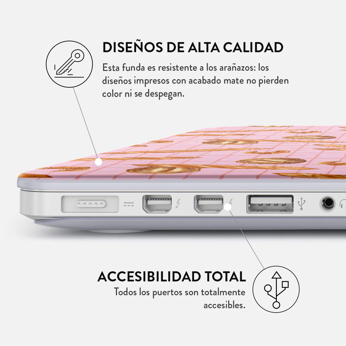 No Crumbs - Funda Rígida para Macbook - Image 19