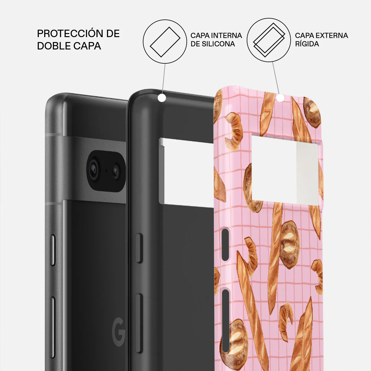 No Crumbs - Google Pixel 7a Funda - Image 2