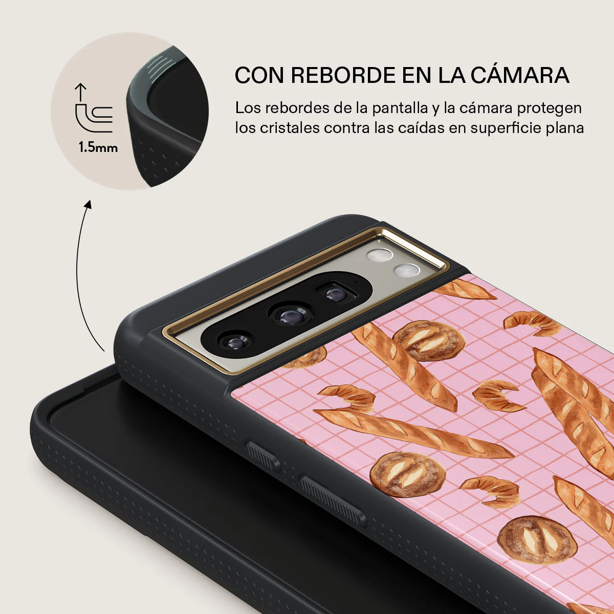 No Crumbs - Google Pixel 8 Pro Funda - Image 8